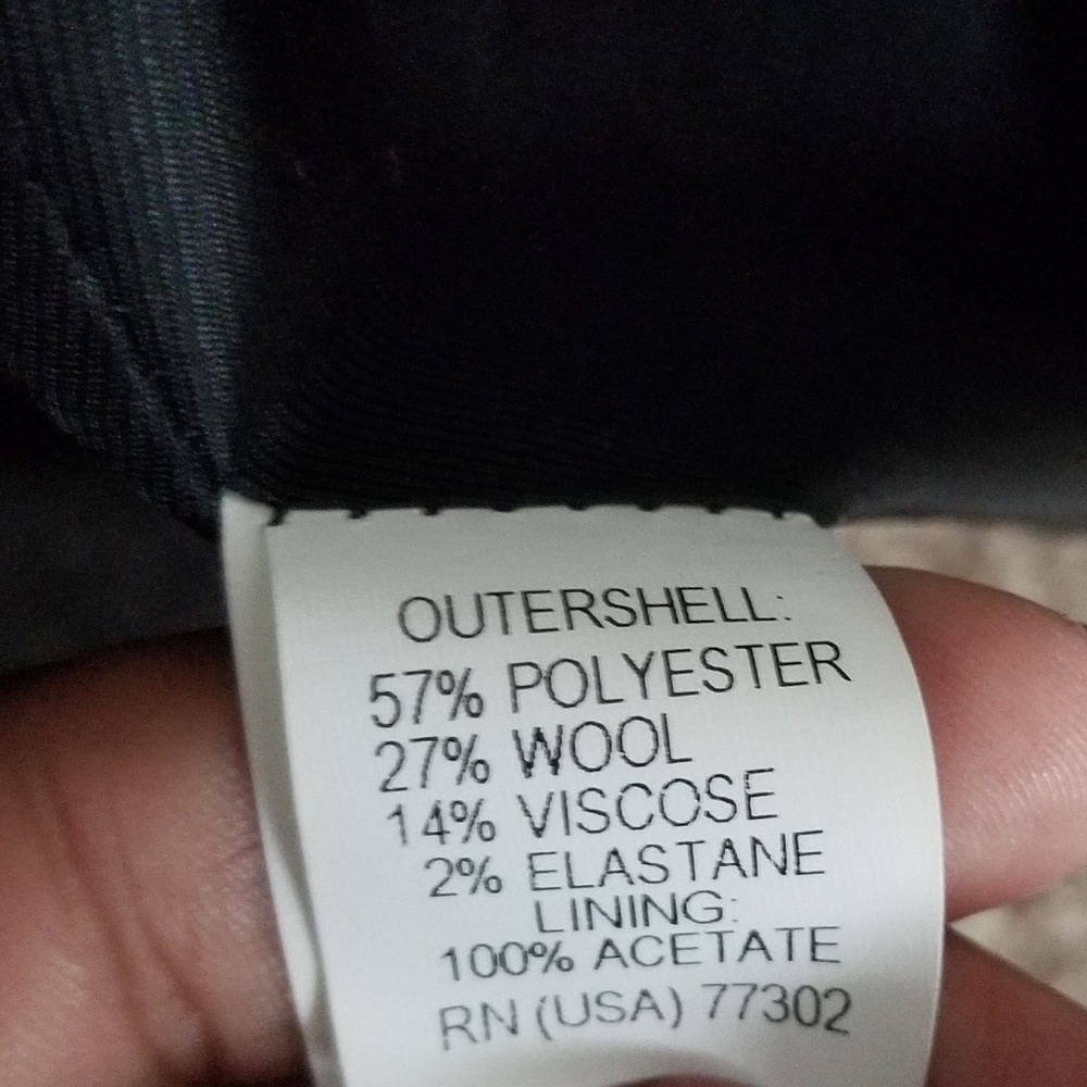 Zara Basic Gray Wool/Polyester Blazer - image 5